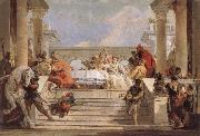 Giovanni Battista Tiepolo THe Banquet of Cleopatra oil on canvas